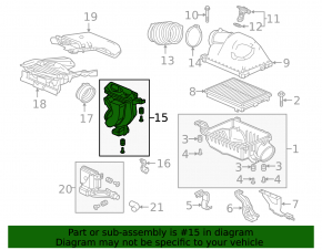 Воздухоприемник Acura RDX 19-25 2.0