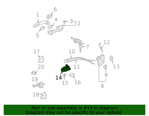Ручка двери внутренняя передняя левая Lexus RX300 RX330 RX350 RX400h 04-09 серая, под память сидения
