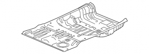 Корито багажника Honda CRV 17-22