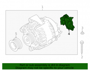 Регулятор напруги BMW X5 E70 07-13 на генераторі 220А