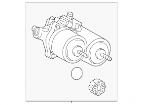 Гальмівний підсилювач brake booster Lexus NX300h 15-21