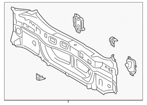 Задня панель Toyota Rav4 19-24