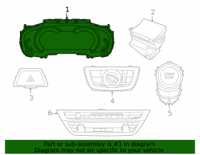 Щиток приборов BMW 7 G11 G12 16-22 6WB 77к