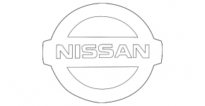 Емблема решітки радіатора grill Nissan Rogue 21-22