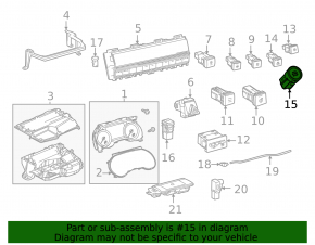 Кнопка Start-Stop Toyota Sienna 21-26