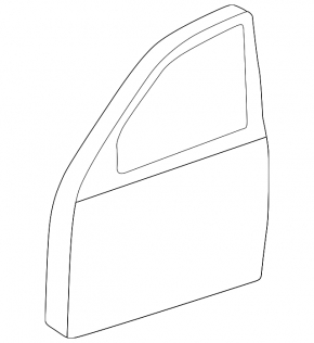 Дверь голая передняя левая Mercedes W211