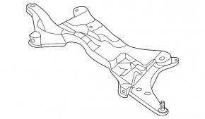 Підрамник передній Mitsubishi Outlander 07-13 3.0