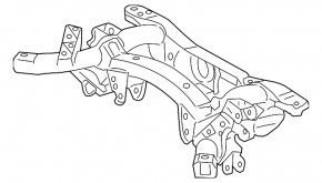 Подрамник задний Lexus NX200t NX300 15-21