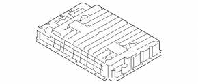 Корпус аккумуляторной батареи ВВБ BMW X5 F15 16-18 plug-in верхняя часть