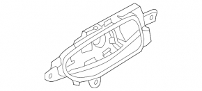 Ручка двери внутренняя задняя правая Infiniti JX35 QX60 13-20