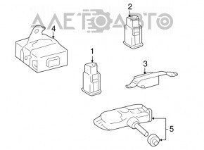 Computer, tire pressure monitor Lexus ES350 07-07