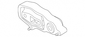 Подушка двигателя нижняя Ford Taurus 13-19