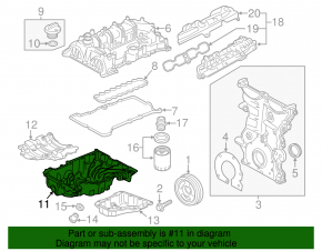 Полуподдон масляный Chevrolet Volt 16-19 1.5