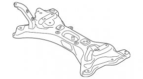 Подрамник передний Nissan Versa 12-19