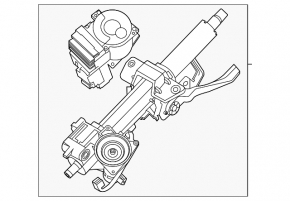 Рульова колонка з EUR Hyundai Sonata 20-23 під кнопку Start-Stop