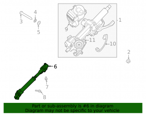 Рулевой карданчик Kia K5 21-26 2.5T