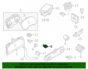 Кнопка открытия двери багажника Nissan Rogue 21-26 салонная