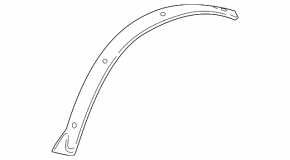Накладка крила арка задня ліва Lexus GS300 GS350 GS430 GS450h 06-11