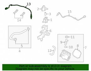 Лямбда-зонд первый Mazda CX-5 13-16 2.0, 2.5