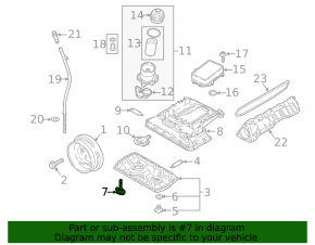 Датчик уровня масла ДВС Audi A6 C8 19-24 3.0T