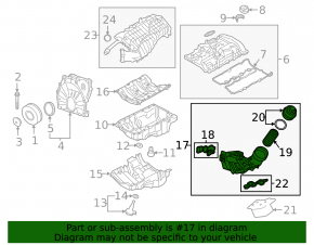 Корпус масляного фильтра BMW 5 G30 17-22 2.0т