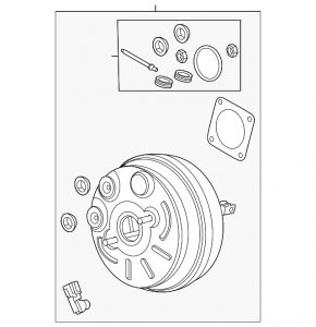 Вакуумный усилитель Ford Escape MK4 20-26 1.5T
