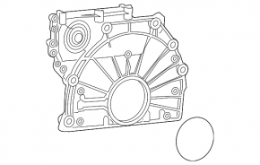Передняя крышка двигателя BMW X1 F48 16-19 B46