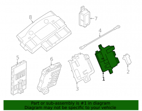INTEGRATED POWER DISTRIBUTION MODULE BMW X5 E70 E71 07-13