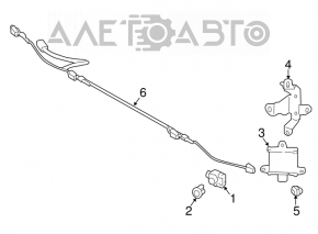 Кронштейн блока BSM правый Subaru Impreza 4d 17-23 GK