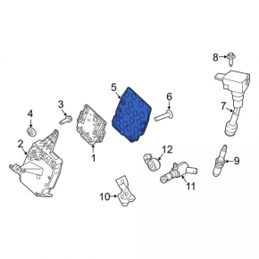 Крышка корпуса блока ECU Ford C-max MK2 13-18