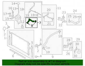Патрубок охолодження верхній Mazda 3 21-26 4d 2.5T