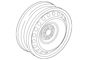 Запасное колесо докатка VW Jetta 19-26 R18