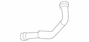 Патрубок системи охолодження на двигун Mercedes W164 ML 07-11 3.0d
