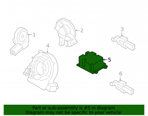Модуль srs airbag компьютер подушек безопасности Ford Escape MK4 23-26