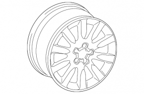 Диск колесный R17 Audi A4 B8 08-15 тип 1