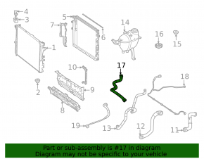 Патрубок системы охлаждения Mercedes W167 GLE 350 20-23