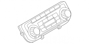 Управление климат-контролем VW CC 08-17