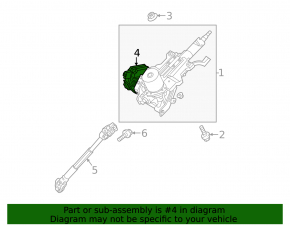 Power Steering Control Module Hyundai Sonata 11-15