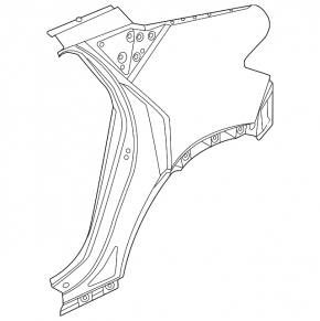 Крило заднє праве Genesis GV60 23-25