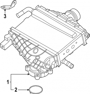 Інтеркулер Nissan Rogue 22-26 1.5T