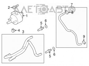 Масляний охолоджувач акпп Mazda3 MPS 10-13