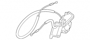 Замок двери передней правой Infiniti QX50 19-25