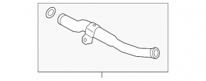 Патрубок охлаждения металл Mazda CX-50 23-26 2.5T