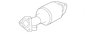 Катализатор Honda CRV 15-16 2.4