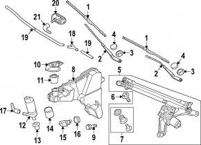 Бачок омывателя Audi Q5 80A 18-24