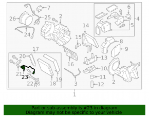 Клапан пічки кондиціонера Infiniti QX56 QX80 11-18