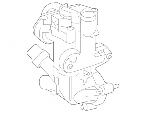 Корпус термостата у зборі Mercedes W167 GLE 350 20-23 2.0T