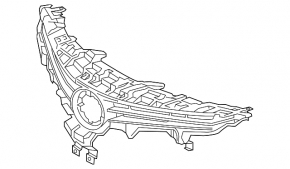 Решетка радиатора grill Toyota Camry v70 18-20 SE\XSE