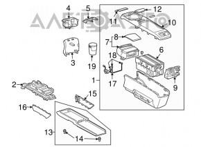 Дефлекторы обдува задние Lexus RX300 RX330 RX350 RX400h 04-08 серые