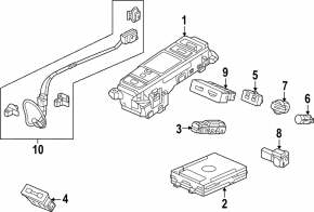 USB Hub Honda CRV 23-26 USB и USB-C